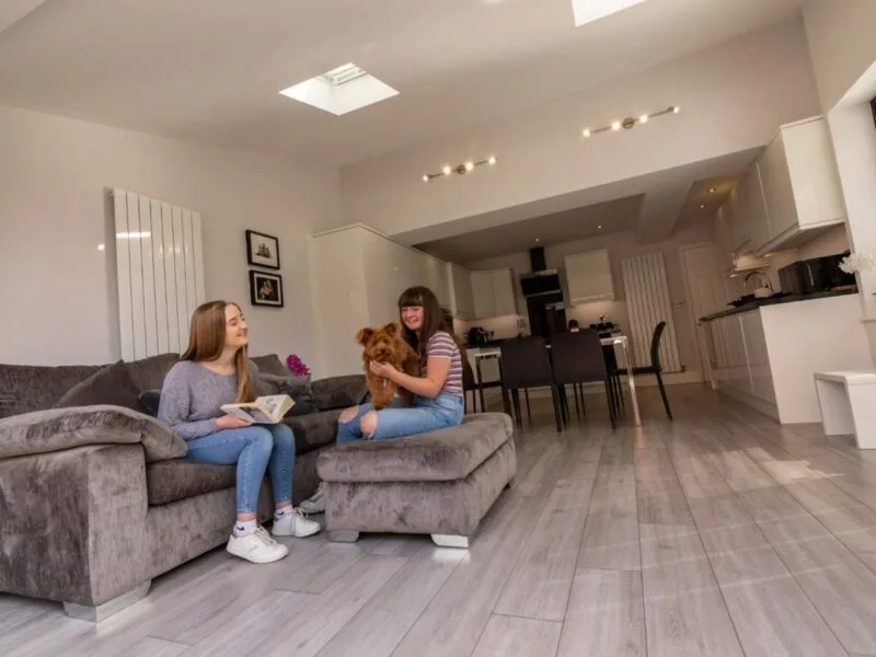 Maidstone hup! home extension with skylights